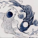 Photo fish yin yang tattoo 15.07.2019 №040 - picture fish yin yang tattoo - tattoovalue.net