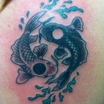 Photo fish yin yang tattoo 15.07.2019 №069 - picture fish yin yang tattoo - tattoovalue.net