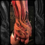 Photo forearm biomechanics tattoo 30.07.2019 №023 - biomechanics tattoo - tattoovalue.net