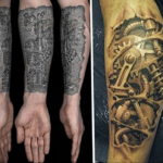 Photo forearm biomechanics tattoo 30.07.2019 №029 - biomechanics tattoo - tattoovalue.net