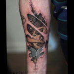 Photo forearm biomechanics tattoo 30.07.2019 №037 - biomechanics tattoo - tattoovalue.net