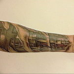 Photo forearm biomechanics tattoo 30.07.2019 №042 - biomechanics tattoo - tattoovalue.net