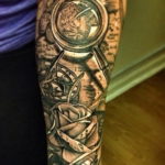 Photo forearm biomechanics tattoo 30.07.2019 №046 - biomechanics tattoo - tattoovalue.net