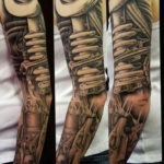 Photo male tattoo biomechanics 30.07.2019 №006 - biomechanics tattoo - tattoovalue.net