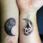 Photo paired tattoos yin yang 15.07.2019 №002 - picture paired tattoos yin yang - tattoovalue.net