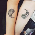 Photo paired tattoos yin yang 15.07.2019 №005 - picture paired tattoos yin yang - tattoovalue.net