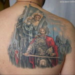 Photo tattoo Russian warriors 31.07.2019 №028 - tattoo bogatyr - tattoovalue.net