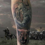 Photo tattoo Russian warriors 31.07.2019 №006 - tattoo bogatyr - tattoovalue.net