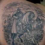 Photo tattoo Russian warriors 31.07.2019 №026 - tattoo bogatyr - tattoovalue.net