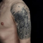 Photo tattoo Russian warriors 31.07.2019 №030 - tattoo bogatyr - tattoovalue.net