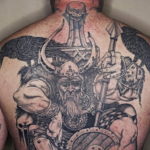 Photo tattoo Russian warriors 31.07.2019 №032 - tattoo bogatyr - tattoovalue.net