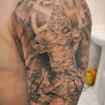 Photo tattoo Russian warriors 31.07.2019 №052 - tattoo bogatyr - tattoovalue.net