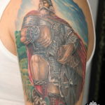 Photo tattoo Russian warriors 31.07.2019 №060 - tattoo bogatyr - tattoovalue.net
