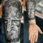 Photo tattoo Russian warriors 31.07.2019 №073 - tattoo bogatyr - tattoovalue.net