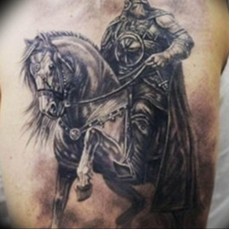 Photo tattoo Russian warriors 31.07.2019 №076 - tattoo bogatyr - tattoovalue.net