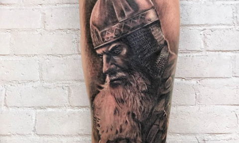 Photo tattoo Russian warriors 31.07.2019 №095 - tattoo bogatyr - tattoovalue.net