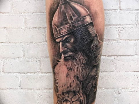 Photo tattoo Russian warriors 31.07.2019 №095 - tattoo bogatyr - tattoovalue.net