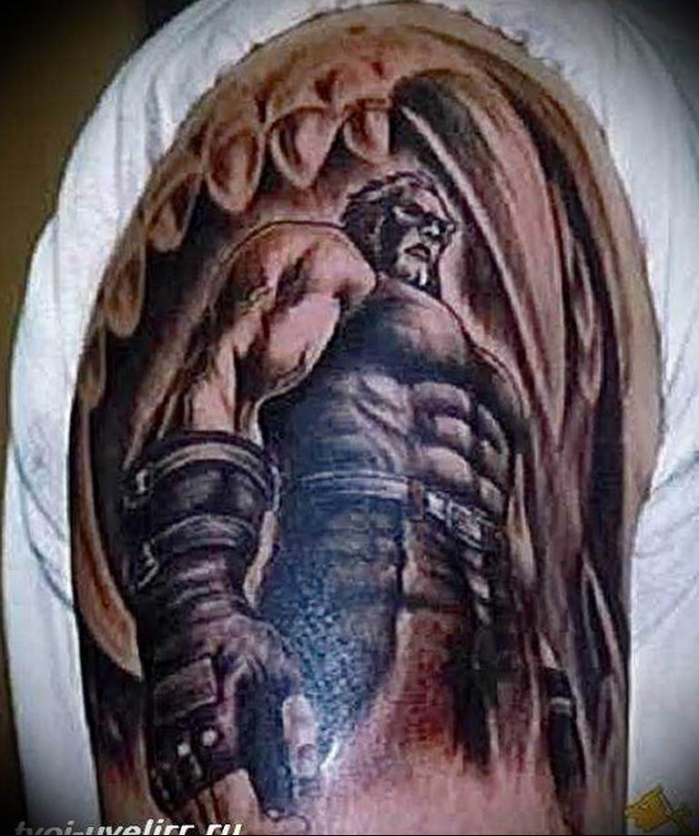 Photo tattoo Russian warriors 31.07.2019 №098 - tattoo bogatyr - tattoovalue.net
