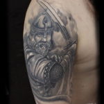 Photo tattoo Russian warriors 31.07.2019 №104 - tattoo bogatyr - tattoovalue.net