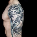 Photo tattoo biomechanics on the sho 30.07.2019 №035 - biomechanics tattoo - tattoovalue.net