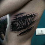 Photo tattoo black and white biomech 30.07.2019 №040 - biomechanics tattoo - tattoovalue.net