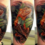 Photo tattoo iguana 31.07.2019 №026 - tattoo iguana example - tattoovalue.net