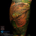 Photo tattoo iguana 31.07.2019 №040 - tattoo iguana example - tattoovalue.net