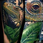 Photo tattoo iguana 31.07.2019 №001 - tattoo iguana example - tattoovalue.net