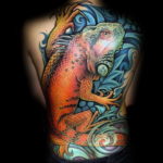 Photo tattoo iguana 31.07.2019 №005 - tattoo iguana example - tattoovalue.net