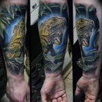 Photo tattoo iguana 31.07.2019 №011 - tattoo iguana example - tattoovalue.net