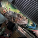Photo tattoo iguana 31.07.2019 №015 - tattoo iguana example - tattoovalue.net