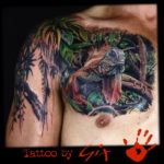 Photo tattoo iguana 31.07.2019 №030 - tattoo iguana example - tattoovalue.net