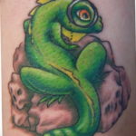 Photo tattoo iguana 31.07.2019 №052 - tattoo iguana example - tattoovalue.net