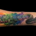 Photo tattoo iguana 31.07.2019 №056 - tattoo iguana example - tattoovalue.net