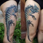 Photo tattoo iguana 31.07.2019 №061 - tattoo iguana example - tattoovalue.net