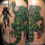 Photo tattoo iguana 31.07.2019 №062 - tattoo iguana example - tattoovalue.net