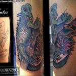 Photo tattoo iguana 31.07.2019 №063 - tattoo iguana example - tattoovalue.net