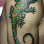 Photo tattoo iguana 31.07.2019 №066 - tattoo iguana example - tattoovalue.net