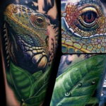 Photo tattoo iguana 31.07.2019 №076 - tattoo iguana example - tattoovalue.net