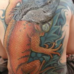 Photo tattoo iguana 31.07.2019 №081 - tattoo iguana example - tattoovalue.net