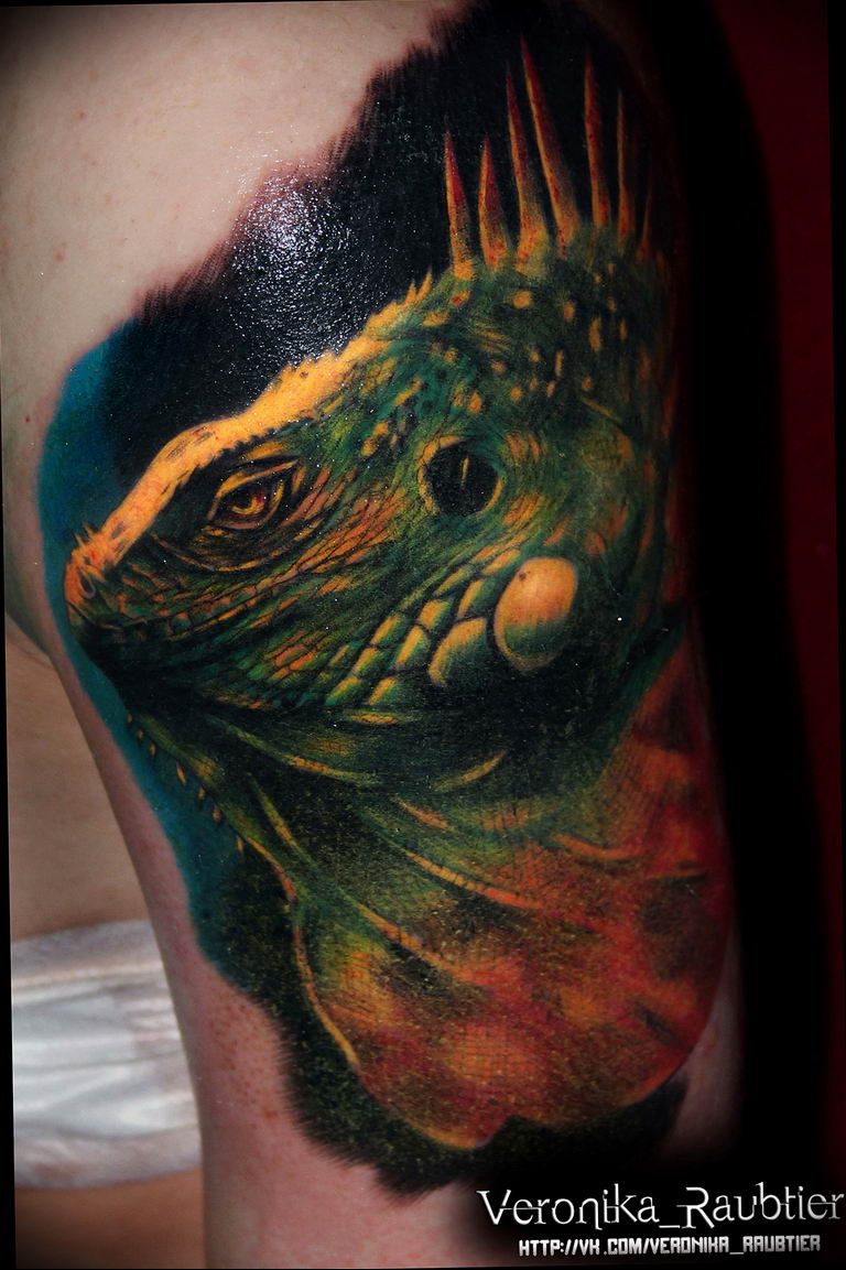 Photo tattoo iguana 31.07.2019 №138 - tattoo iguana example - tattoovalue.net