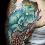 Photo tattoo iguana 31.07.2019 №156 - tattoo iguana example - tattoovalue.net