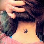 Photo tattoo on yin yang neck 15.07.2019 №001 - picture tattoo on yin yang ne - tattoovalue.net