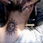 Photo tattoo on yin yang neck 15.07.2019 №007 - picture tattoo on yin yang ne - tattoovalue.net