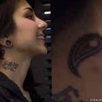 Photo tattoo on yin yang neck 15.07.2019 №009 - picture tattoo on yin yang ne - tattoovalue.net