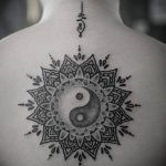 Photo tattoo on yin yang neck 15.07.2019 №011 - picture tattoo on yin yang ne - tattoovalue.net