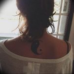 Photo tattoo on yin yang neck 15.07.2019 №014 - picture tattoo on yin yang ne - tattoovalue.net