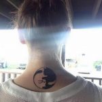 Photo tattoo on yin yang neck 15.07.2019 №017 - picture tattoo on yin yang ne - tattoovalue.net