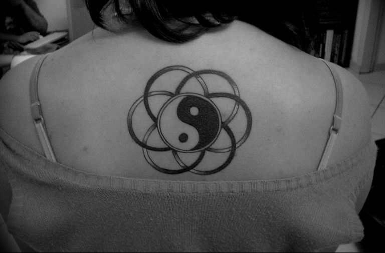 Photo tattoo on yin yang neck 15.07.2019 №019 - picture tattoo on yin yang ne - tattoovalue.net