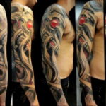 Photo tattoo sleeve biomechanics 30.07.2019 №032 - biomechanics tattoo - tattoovalue.net